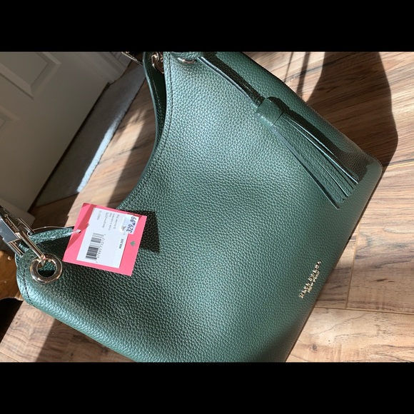 Kate Spade Asian Collection Loop Large Leather Tassel Shoulder Bag - Picture 8 of 12